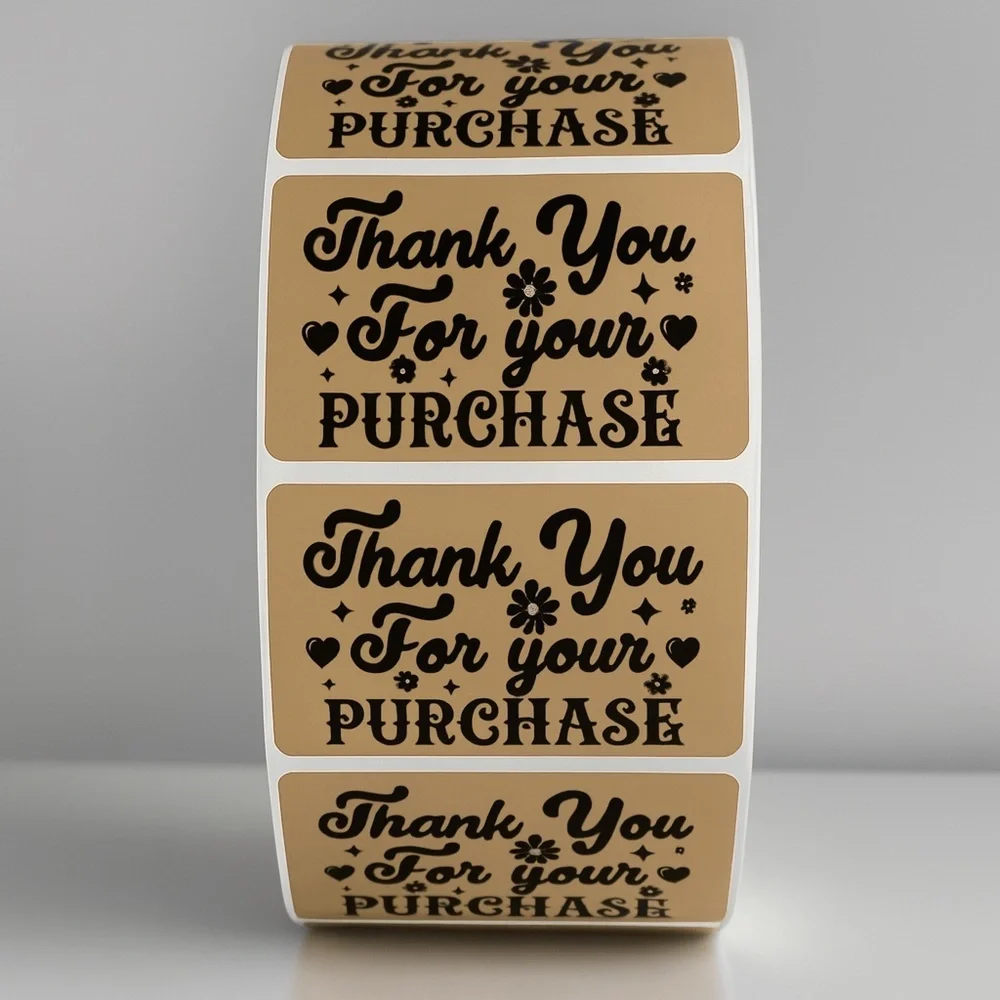 Thank You For Your Purchase Stickers – Labels for Packaging, Boutique